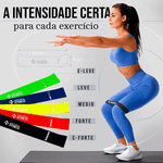 Kit 5 Elásticos Mini Band Faixa De Exercícios