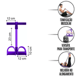Elástico de Tensão Sit-up - Roxo