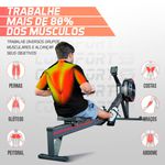 Simulador Air Remo Consport - Treino Funcional e Cardio Indoor