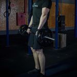 Barra de Musculação Reta Com Rosca Maciça Recartilhada 150 cm - Consport 