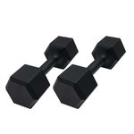 Par de Dumbbell Sextavado Pintado - 10kg