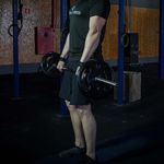 Barra de Musculação Reta Com Rosca Maciça Recartilhada 180 cm - Consport 