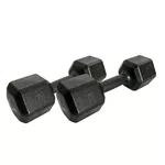 Par de Dumbbell Sextavado Pintado - 18kg