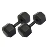 Par de Dumbbell Sextavado Pintado - 28kg