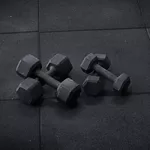 Par de Dumbbell Sextavado Pintado - 28kg