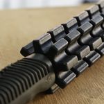 Bastão de Massagem e Liberação Miofascial Pequeno - Naturalfitness Preto 
