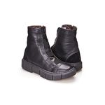 Bota Karen couro legítimo Preta