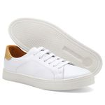 Tênis casual feminino Lívia em Couro