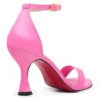 Sandalía Gisele salto taça 6cm bico redondo Rosa danone