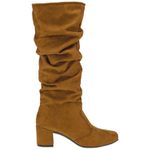 Bota slouch camurça Yasmin