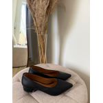 Scarpin Preto fosco salto 2cm 