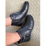 Bota Erika em couro legitimo Preta