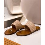 Flat Suzana Palha Caramelo 