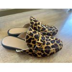 Mule feminino em couro Legítimo Pêlo onça 