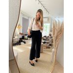 Sapato Slingback preto verniz 
