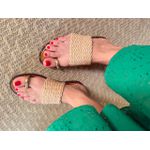 Flat Suzana Palha Caramelo 