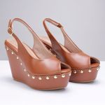 Sandália Vivi Anabela peeptoe