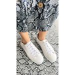 Tenis Ana Elisa Branco Couro legitimo 