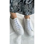 Tenis Ana Elisa Branco Couro legitimo 