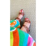 Sandália Evelyn Whisky