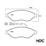 N47591SYL - SYL1337 PASTILHA FREIO