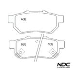 Pastilha Freio Civic 1.6I 16V Vtec 90/92 - Concerto 1.5-1.6