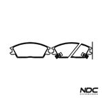 Pastilha Freio Hyundai Accent 1.3/ 1.5 94/...Ecell 92/95