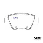 Pastilha Freio A3 09/12 A3 Quattro 09/12 A3 Sportback 09/12