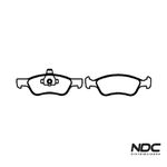 N54969ECO - ECO1008 PASTILHA FREIO