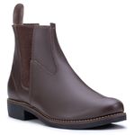 Botina Masculina Levis Café com Sola Latex 