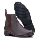 Botina Masculina Levis Café com Sola Latex 
