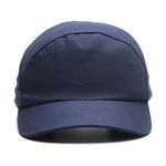 BONÉ EM BRIM PESADO AZUL COM CASQUETE E REGULADOR PLÁSTICO