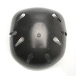 BONÉ EM BRIM PESADO PRETO COM CASQUETE E REGULADOR PLÁSTICO