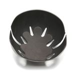 BONÉ EM BRIM PESADO PRETO COM CASQUETE E REGULADOR PLÁSTICO