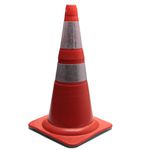 CONE DE PVC FLEXÍVEL 75 CM NBR 15071