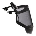 KIT PROTETOR FACIAL TELADO EM AÇO PARA CAPACETE COM QUEIXEIRA V-GARD MESH PLUS