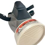 KIT RESPIRADOR SEMIFACIAL AIR SAN COM CARTUCHO QUÍMICO (VO/GA) 400 A1 B1