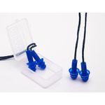 PROTETOR AURICULAR DE SILICONE COM CORDÃO 18 DB AZUL