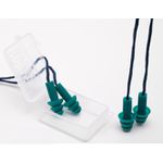 PROTETOR AURICULAR DE SILICONE COM CORDÃO 18 DB VERDE