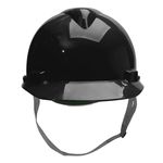CAPACETE ABA FRONTAL COM CARNEIRA PLÁSTICA E JUGULAR TÊXTIL PRETO V-GARD