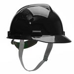 CAPACETE ABA FRONTAL COM CARNEIRA PLÁSTICA E JUGULAR TÊXTIL PRETO V-GARD