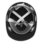 CAPACETE ABA FRONTAL COM CARNEIRA PLÁSTICA E JUGULAR TÊXTIL PRETO V-GARD