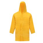 CAPA DE CHUVA EM PVC AMARELA FORRADA PLASTCOR