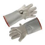 LUVA PARA COBERTURA (VAQUETA COM PUNHO EM RASPA) 15 CM LV 9700 PROCIPA
