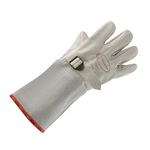 LUVA PARA COBERTURA (VAQUETA COM PUNHO EM RASPA) 15 CM LV 9700 PROCIPA