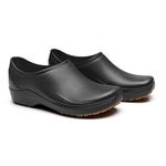 SAPATO GRIP PRETO SEM BICO COM SOLADO ANTIDERRAPANTE