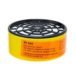 CARTUCHO QUÍMICO (VAPORES ORGÂNICOS/GASES ÁCIDOS) RC 203 PARA RESPIRADOR CG 306