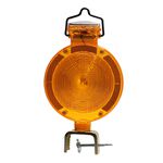 SINALIZADOR VIÁRIO 2 LEDS COM FOTOCÉLULA, PARAFUSO DE FIXAÇÃO E PAINEL SOLAR VIA SAFE 4819