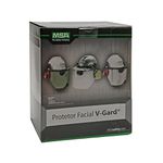 KIT PROTETOR FACIAL CINZA PARA CAPACETE COM QUEIXEIRA V GARD 190 ARC PLUS