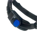CAPACETE ABA FRONTAL COM CARNEIRA E JUGULAR TÊXTIL BRANCO H-700